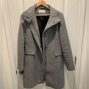 Calvin Klein Charcoal Trench Coat